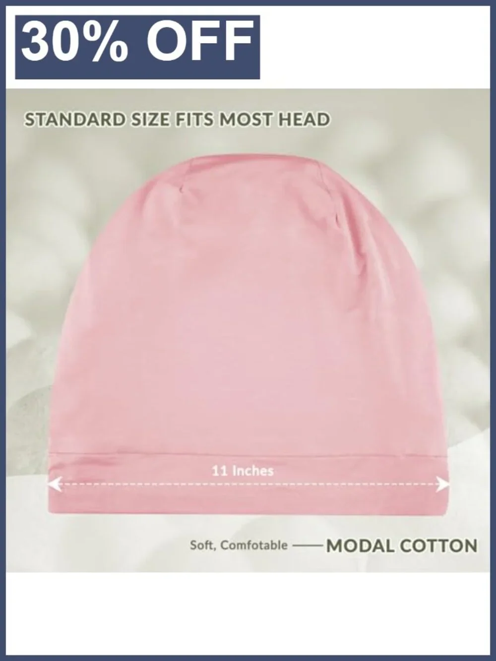 Silk Sleep Bonnet for Women - Adjustable Hair Cap